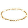 9ct Yellow Gold Figaro Belcher Bracelet-Bracelet-Walker & Hall
