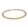 Deja Vu 9ct Rose Gold Hollow Curb Link Bracelet 18.5cm - Bracelet - Walker & Hall