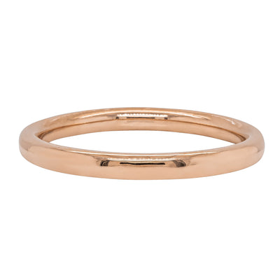 Vintage 9ct Rose Gold Hollow Bangle - 60mm - Bracelet - Walker & Hall