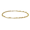 Deja Vu 9ct Yellow Gold Singapore Twist Link Bracelet - Bracelet - Walker & Hall