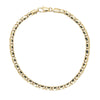 Deja Vu 9ct Yellow Gold Fancy Chain Link Bracelet 22cm - Bracelet - Walker & Hall