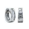 Deja Vu 18ct White Gold .50ct Diamond Huggie Earrings - Earrings - Walker & Hall