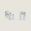 18ct White Gold 1.40ct Diamond Blossom Stud Earrings - Earrings - Walker & Hall