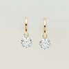 18ct Yellow Gold 1.40ct Diamond Dawn Drop Earrings - Earrings - Walker & Hall