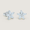 18ct White Gold 2.07ct Diamond Jasmine Star Earrings - Earrings - Walker & Hall