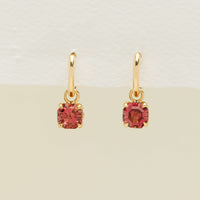 18ct Pink Tourmaline Mini Octavia Cosy Earrings - Earrings - Walker & Hall