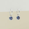 18ct White Gold 1.70ct Sapphire Dawn Drop Earrings