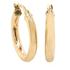 9ct Yellow Gold Medium Hoop Earrings-Earrings-Walker & Hall