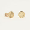 9ct Yellow Gold Mini Reflections Stud Earrings - Earrings - Walker & Hall