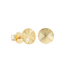 9ct Yellow Gold Mini Reflections Stud Earrings-Earrings-Walker & Hall