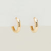 9ct Yellow Gold Rounded Huggie Earrings - Earrings - Walker & Hall