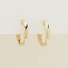 9ct Yellow Gold Eos Hoop Earrings - Earrings - Walker & Hall