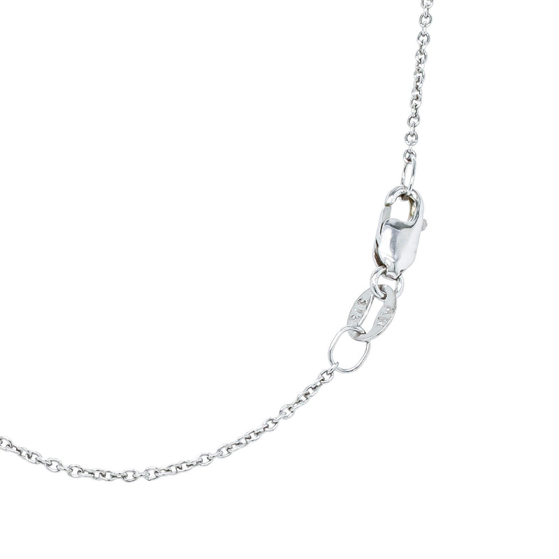 18ct White Gold Polaris Star Necklace-Necklace-Walker & Hall