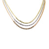 Deja Vu 14ct Tri-Tone Gold Fancy Link Necklace-Necklace-Walker & Hall