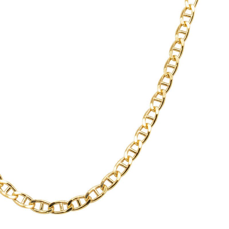 9ct Yellow Gold Anchor Link Chain-Necklace-Walker & Hall