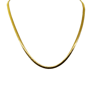 9ct Yellow Gold Omega Chain-Necklace-Walker & Hall