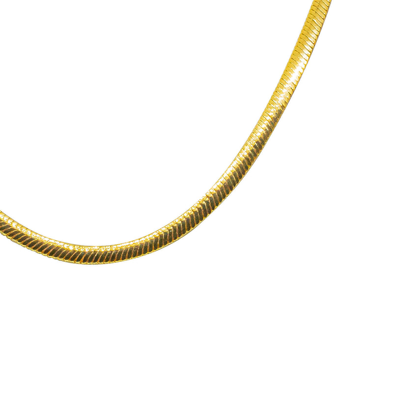 9ct Yellow Gold Omega Chain-Necklace-Walker & Hall