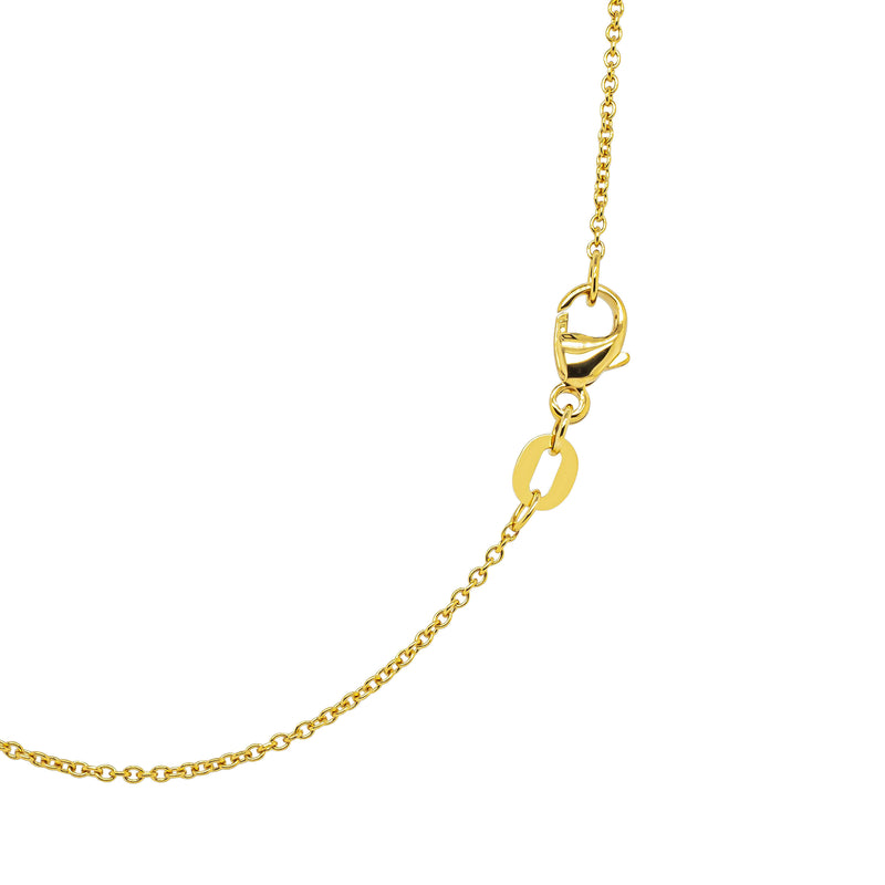 18ct Yellow Gold Cable Chain-Necklace-Walker & Hall