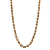 Deja Vu 9ct Yellow Gold Hollow Rope Link Chain 45cm - Necklace - Walker & Hall