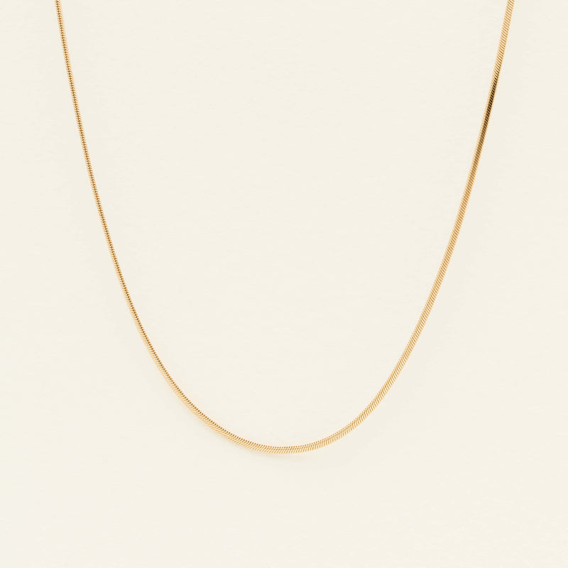 18ct Yellow Gold Fine Cleo Necklace - Necklace - Walker & Hall