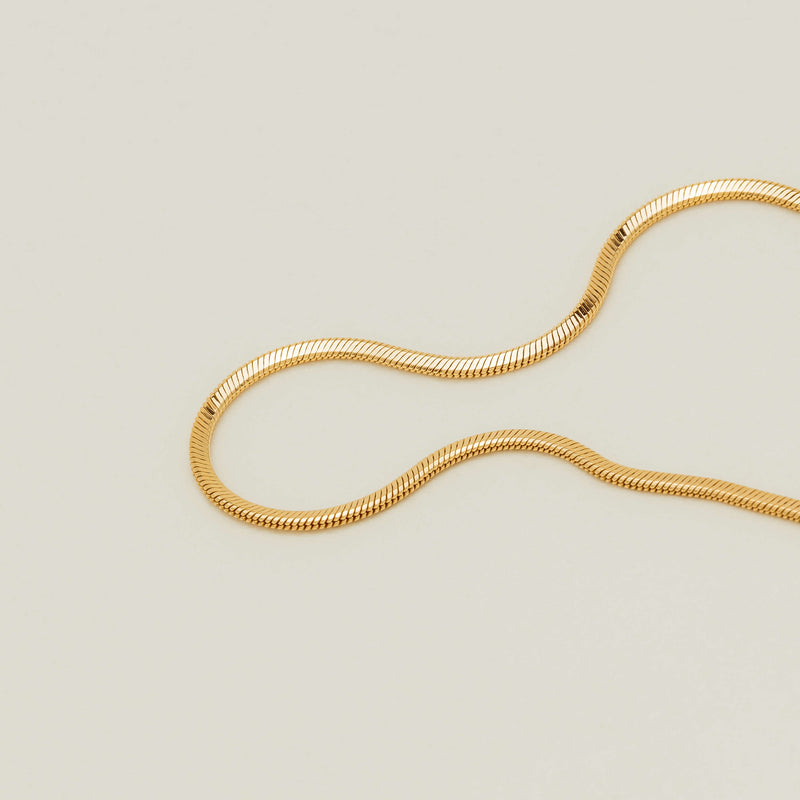 18ct Yellow Gold Fine Cleo Necklace - Necklace - Walker & Hall