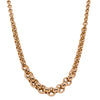 Deja Vu 9ct Yellow Gold Hollow Tapering Belcher Link Chain - Necklace - Walker & Hall
