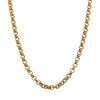 Deja Vu 9ct Yellow Gold Round Link Belcher Chain Necklace - Necklace - Walker & Hall