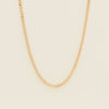 Deja Vu 9ct Rose Gold Curb Link Necklace 45cm - Necklace - Walker & Hall