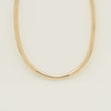 Deja Vu 14ct Yellow Gold 7.4mm Omega Chain Necklace - Necklace - Walker & Hall