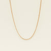 Deja Vu 9ct Rose Gold Double Curb Link Necklace 68cm