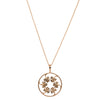 Vintage 9ct Rose Gold Seed Pearl Clover Pendant-Necklace-Walker & Hall