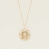 Vintage 9ct Rose Gold Seed Pearl Shamrock Pendant - Necklace - Walker & Hall