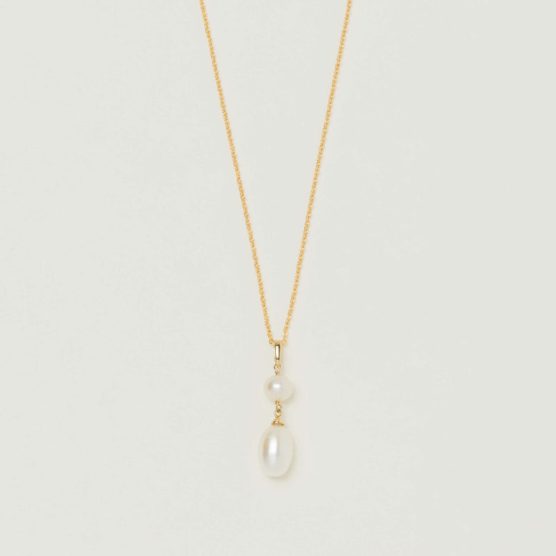 9ct Yellow Gold Freshwater Pearl Rosie Necklace - Necklace - Walker & Hall