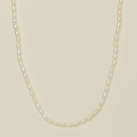 Baby Baroque Pearl Necklace - Sterling Silver - Necklace - Walker & Hall