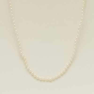 Deja Vu 9ct Yellow Gold 6-6.5mm Akoya Pearl Strand 70cm - Necklace - Walker & Hall
