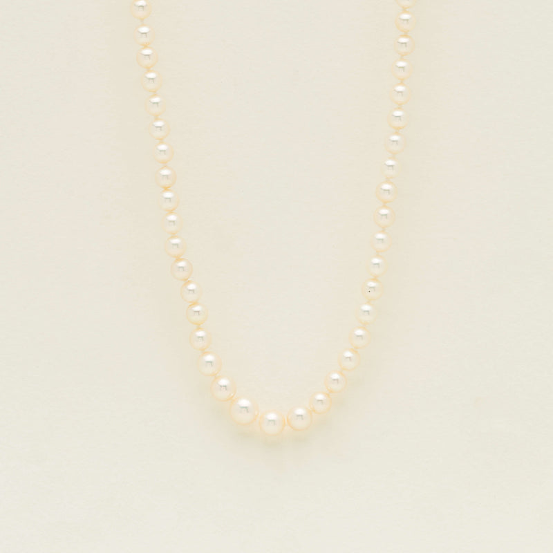 Deja Vu 9ct White Gold 5-7.5mm Akoya Pearl Strand