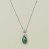 Deja Vu Platinum 4.11ct Opal & Diamond Pendant - Necklace - Walker & Hall