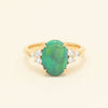 18ct Yellow Gold 2.30ct Opal & Diamond Oriana Ring - Ring - Walker & Hall