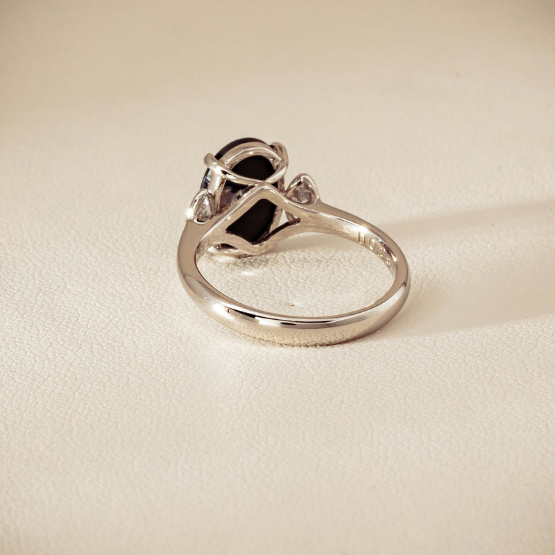 Deja Vu Platinum 1.62ct Opal & Diamond Ring