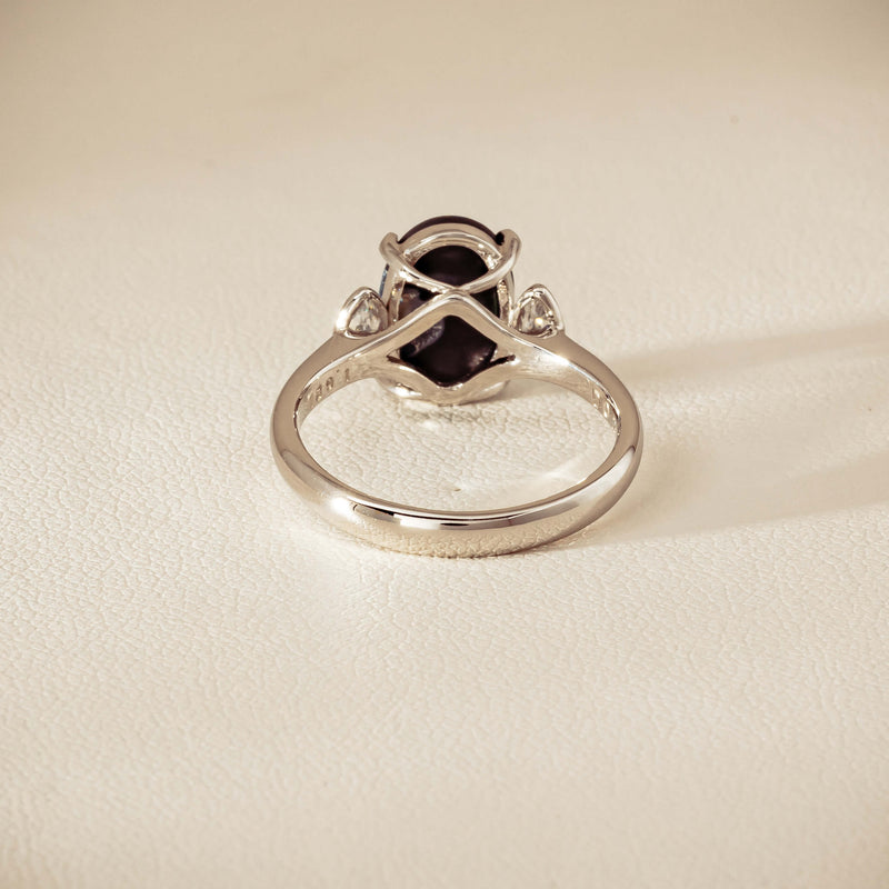 Deja Vu Platinum 1.62ct Opal & Diamond Ring