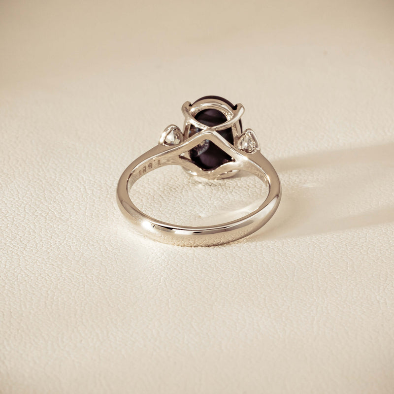 Deja Vu Platinum 1.62ct Opal & Diamond Ring