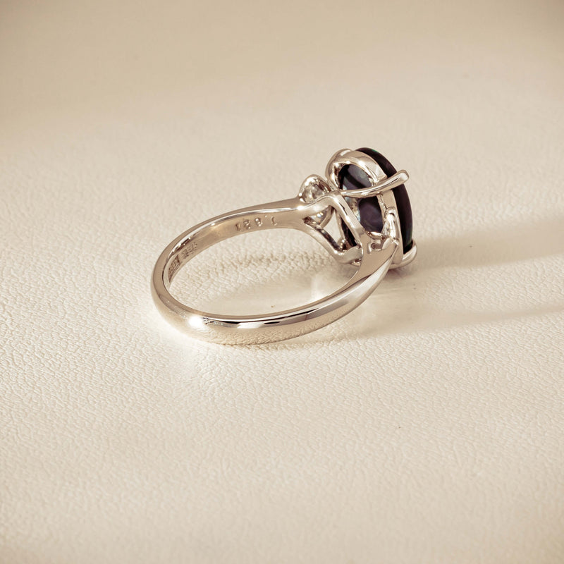 Deja Vu Platinum 1.62ct Opal & Diamond Ring