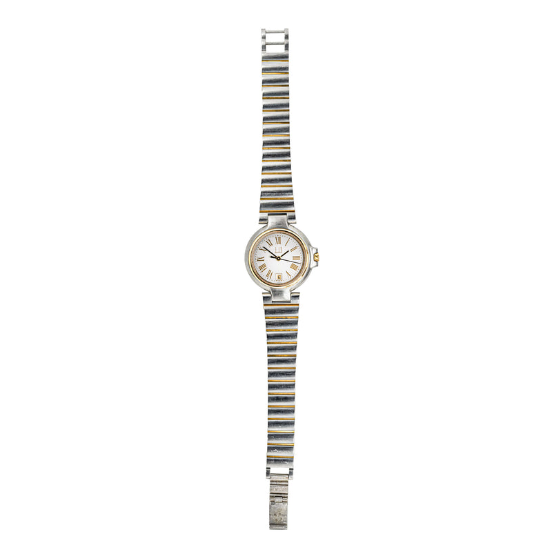 Vintage Steel & Gold Plated Dunhill Millennium 25mm Watch - Watch - Walker & Hall