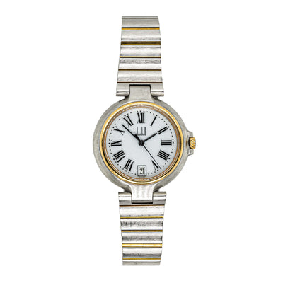 Vintage Steel & Gold Plated Dunhill Millennium 31mm Watch - Watch - Walker & Hall