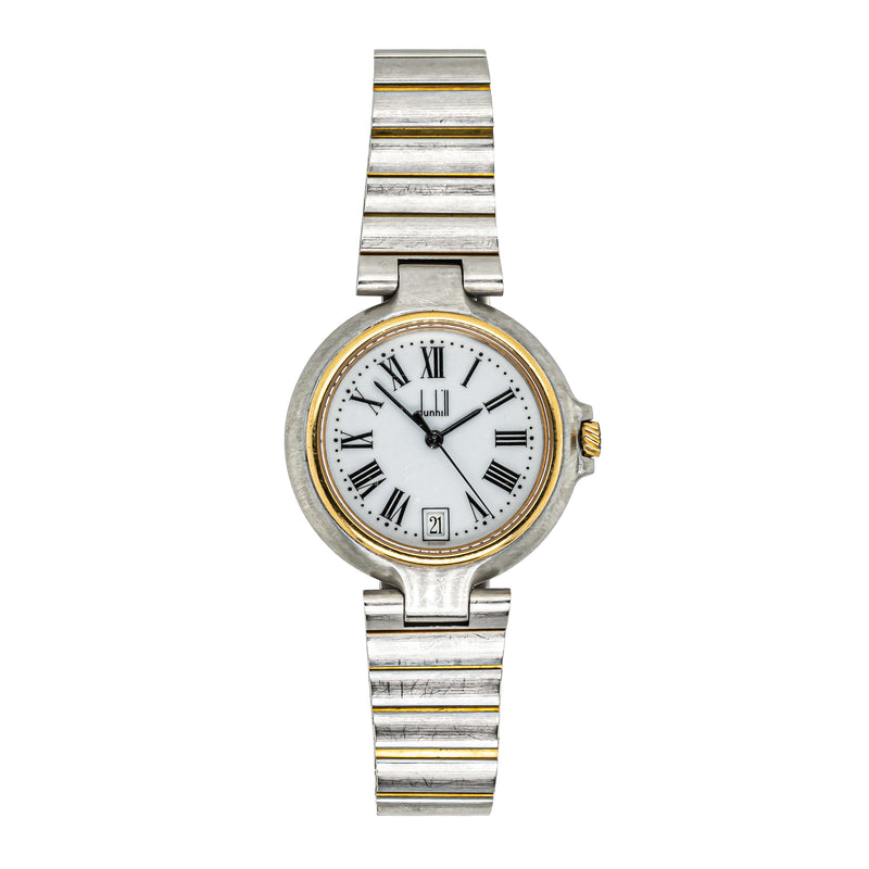 Vintage Steel & Gold Plated Dunhill Millennium 31mm Watch - Watch - Walker & Hall