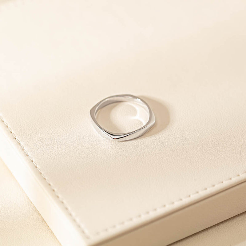 Sterling Silver Eos Ring-Ring-Walker & Hall