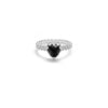 Stolen Girlfriends Club Mini Claw Ring - Sterling Silver & Onyx-Ring-Walker & Hall