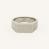 Titanium Rectangular Signet Ring