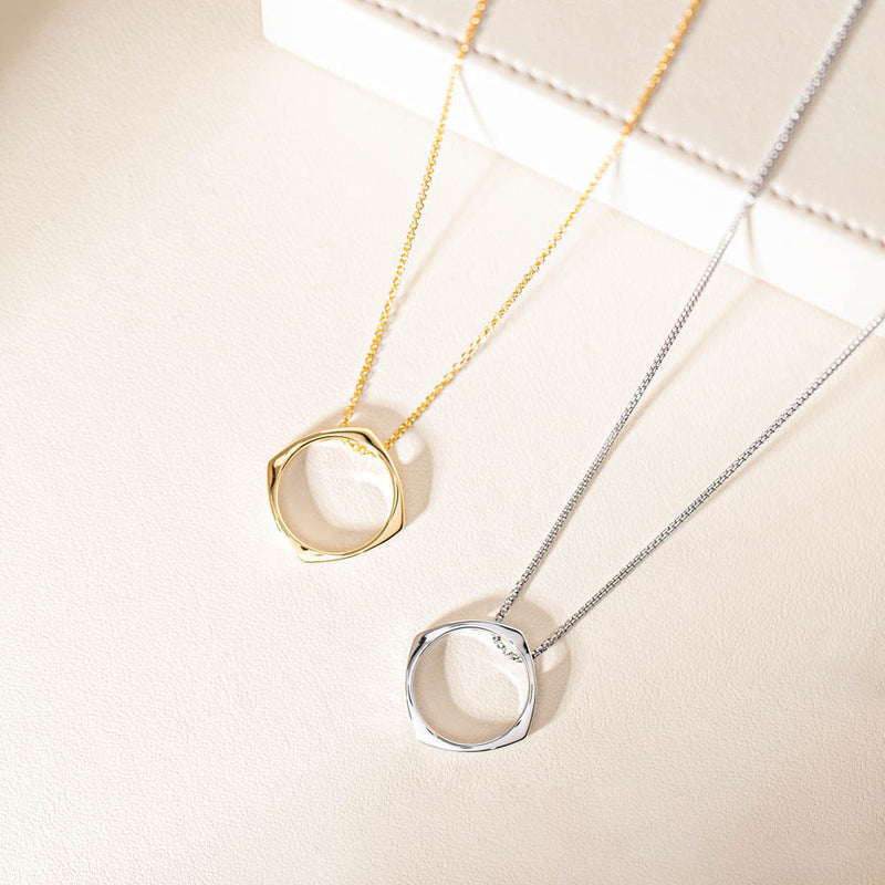 Sterling Silver Eos Pendant-Necklace-Walker & Hall
