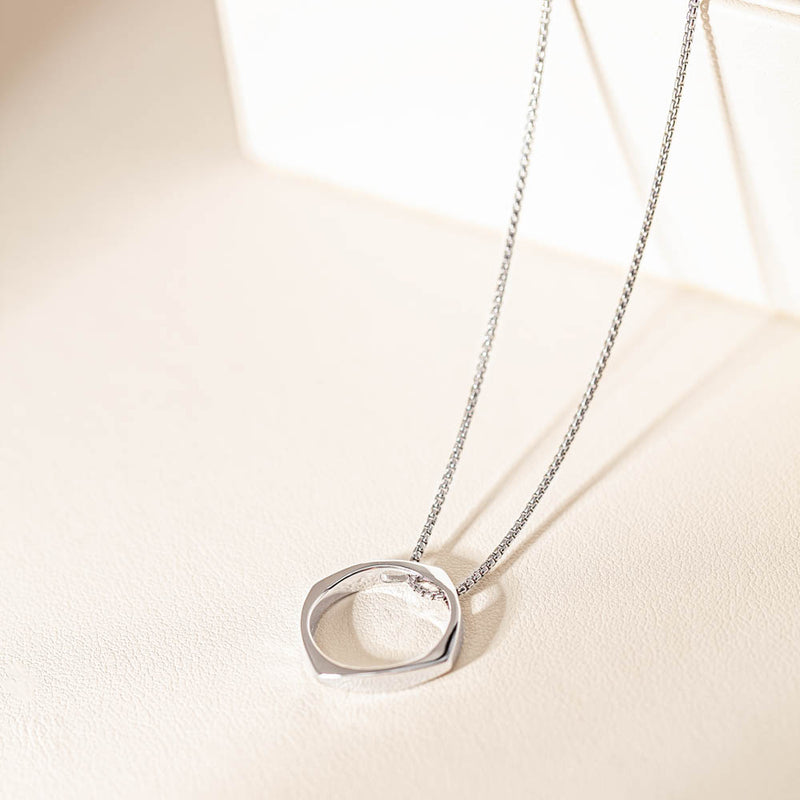 Sterling Silver Eos Pendant-Necklace-Walker & Hall